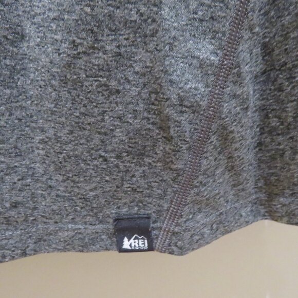 REI COOP Lightweight Base Layer Half-Zip Top in Gray Outdoor Gorpcore - Size S - Picture 7 of 14